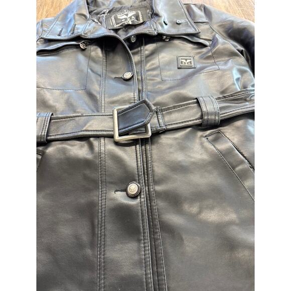 NEW "REPORTAGE" Leather Jacket, Made in Italy, Womens,Biker,Goth,FINAL SALE!!!! - Picture 6 of 16